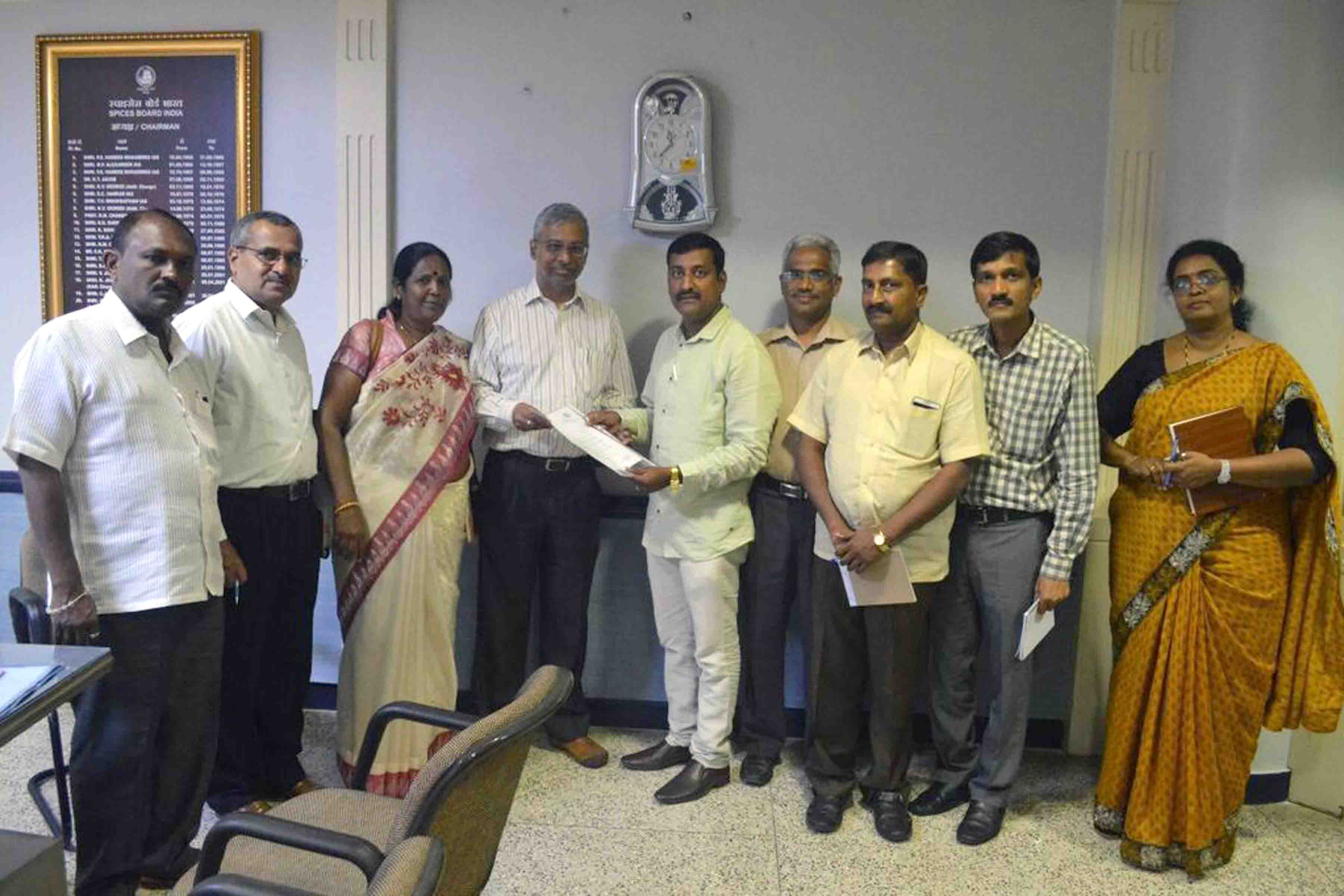 ರಾಷ್ಟ್ರೀಯ ಸಾಂಬರು ಬೆಳೆಗಳ ಉದ್ಯಾವನ ಸತಾಪಿಸಲು ಮನವಿ